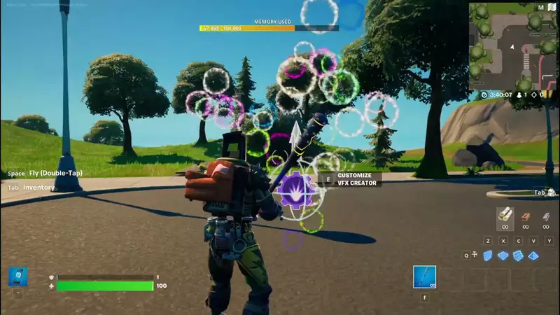 The Fortnite VFX creator device allows you to customise sprites and create your own effects.