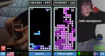 Tetris player breaks Classic world record during tournament, surpasses 1.6 million points