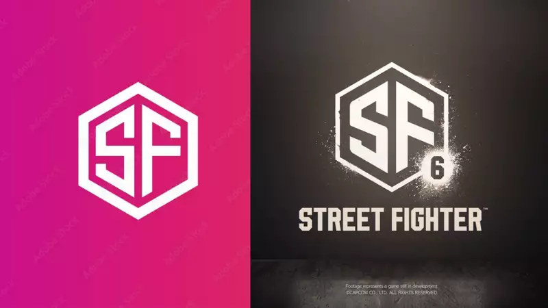 "Lazy" Capcom accused of using stock logo for Street Fighter 6 reveal