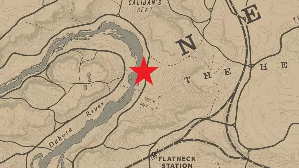 Satellite location of MADAM NAZAR In The Heartlands In The Region Of New  Hanover Nearby Emerald Ranch & Dewberry Creek. & Daily Challenges Today 4th  July 2022 : r/RedDeadCollector