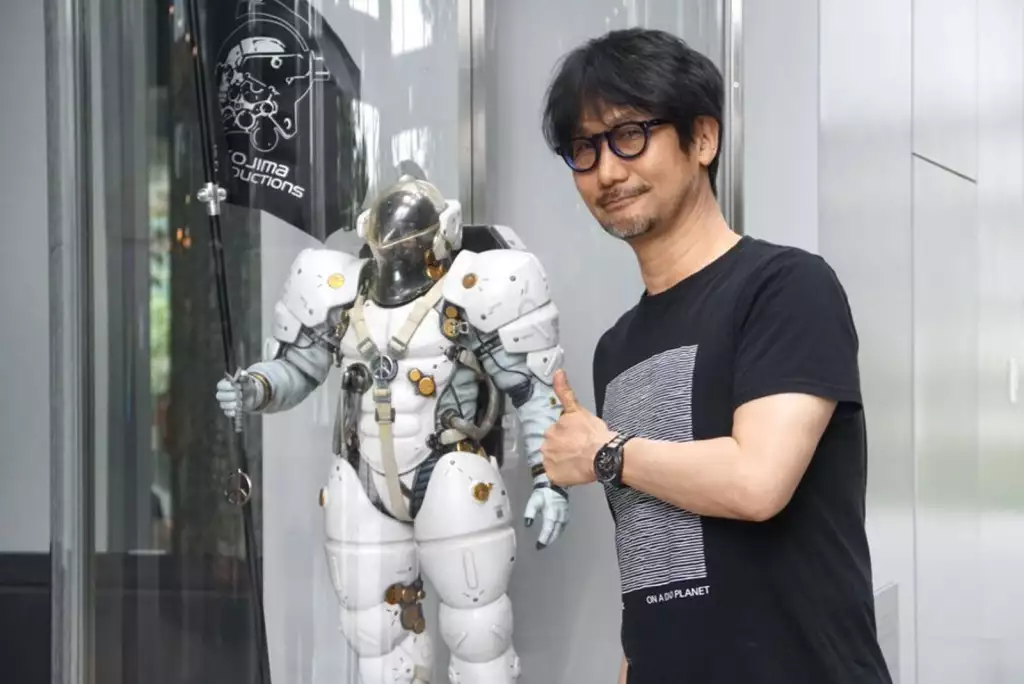 Hideo Kojima and Shinzo Abe