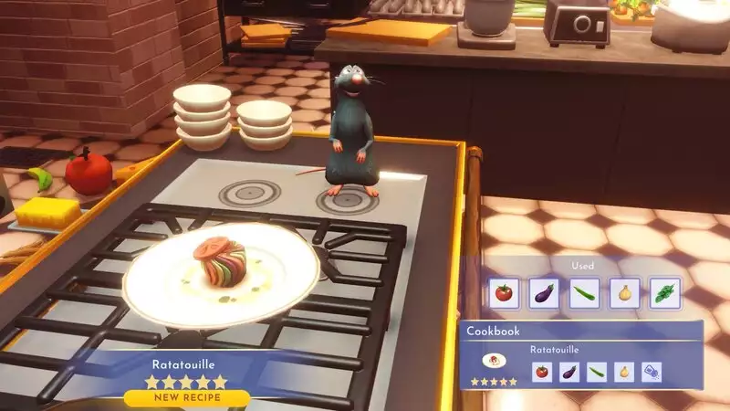 How To Make The Ratatouille Recipe In Disney Dreamlight Valley once complete you can cook the meal whenever