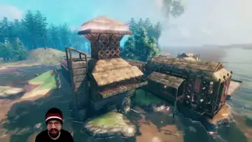 Valheim solo base from Cohh Carnage shows what's possible in 140 hours