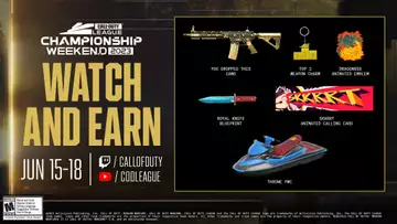 CDL Championship Weekend 2023 Viewership Rewards: All Items, How To Earn, Watch