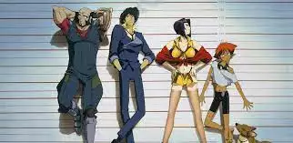 Cowboy Bebop takes place in 2071 and the characters traverse our solar system. 