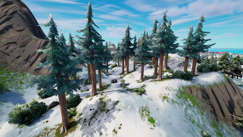 Fortnite Week 2 challenge requires you to knock down Timber Pines
