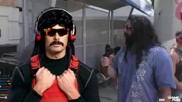 Esfand meets Dr Disrespect lookalike at a tailgate in Texas