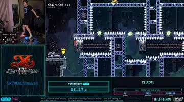 A speedrunner cleared Celeste's hardest levels using a dance pad at AGDQ