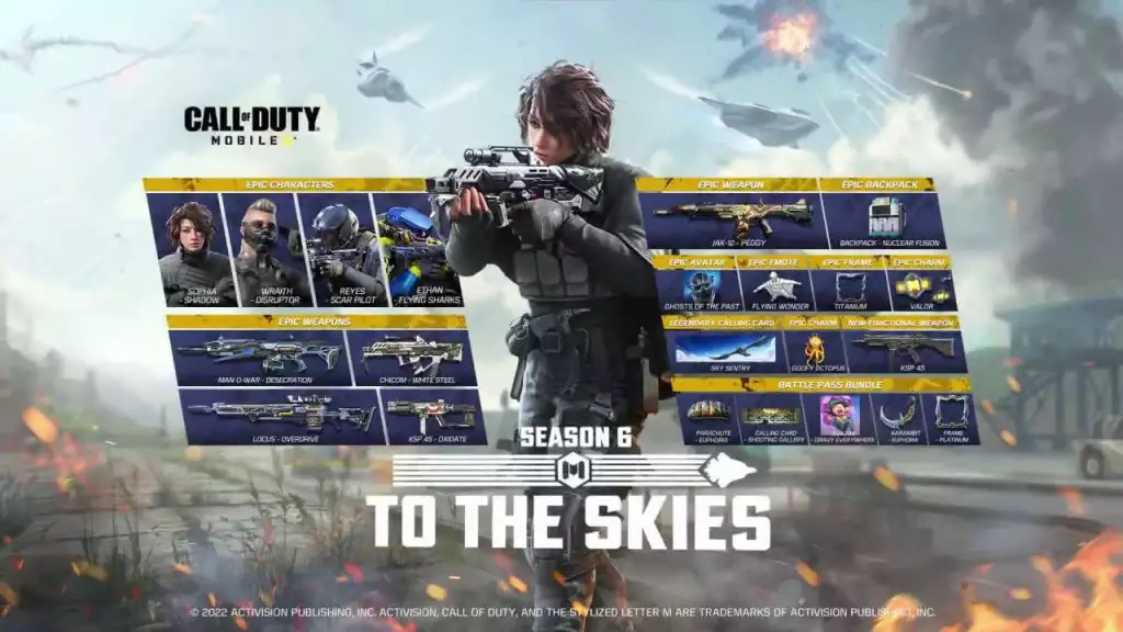 You will have to buy COD Mobile Season 6 battle pass to get unlock all the rewards. 