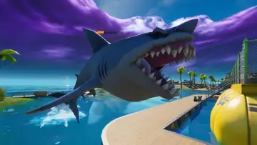Fortnite glitch turns Loot Sharks into flying predators