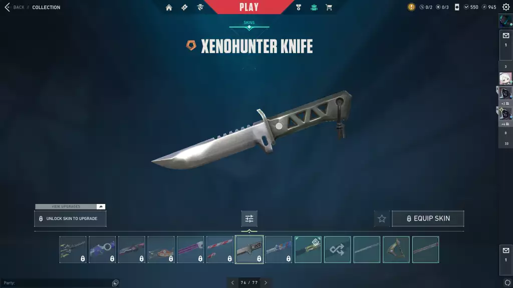 עור סכין Xenohunter בעילית
