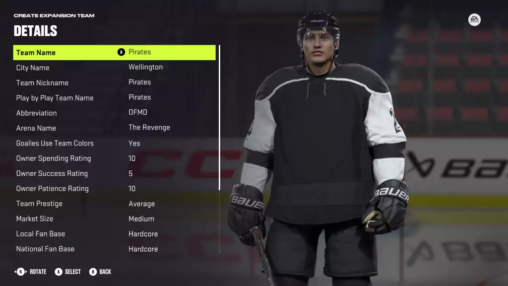 NHL 24 Uniform Glitch