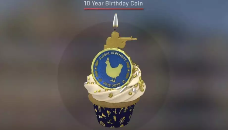 CS:GO 10 year birthday coin chicken cupcake how to get in-game item matchmaking level up requirements prime status