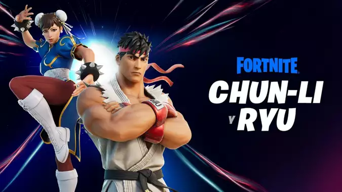 Ryu y Chun-Li se harán presentes en Fortnite