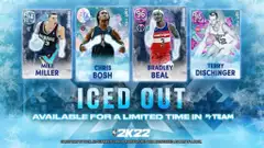 Iced Out lands again in NBA 2K22: GO Chris Bosh, auction listings, more.