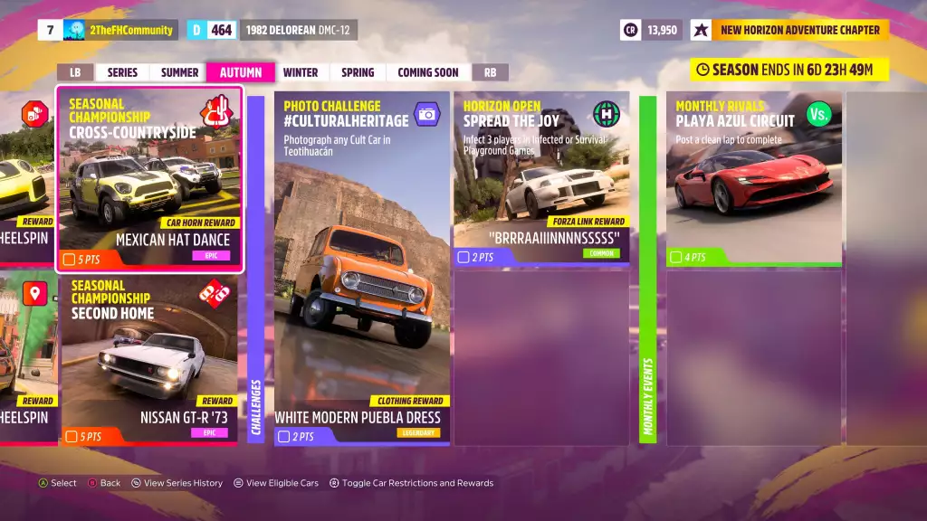 forza horizon 5 event guide cultural heritage photo challenge season event page 