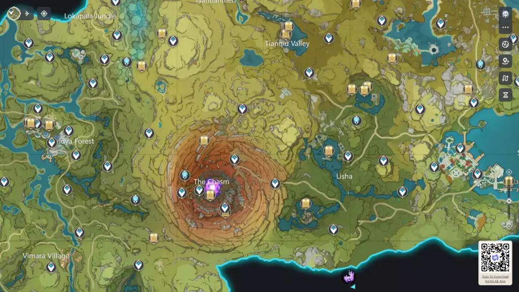 Luxurious Chests Locations in Sumeru in Genshin Impact. 