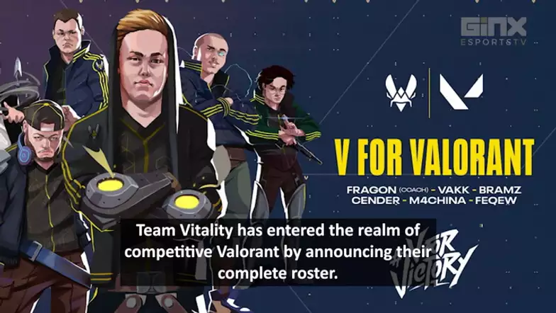 IN FEED: Team Vitality announces full Valorant roster