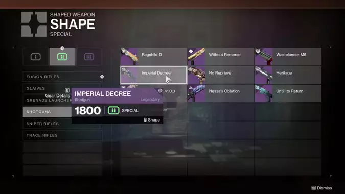 Destiny 2 Crafting Glitch Provides Exotic Weapon Perks