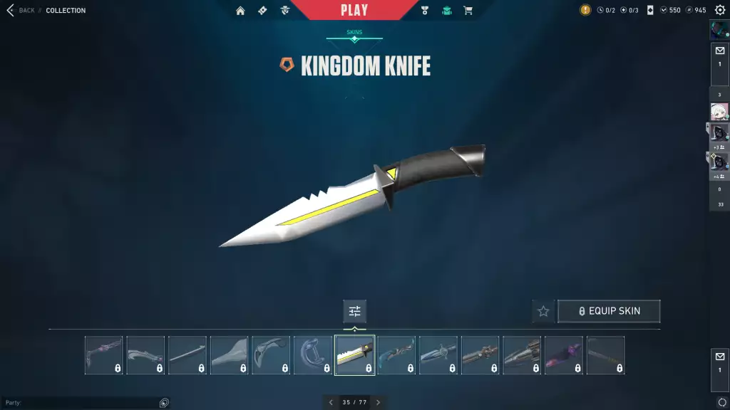 סכין ממלכה בעריכה