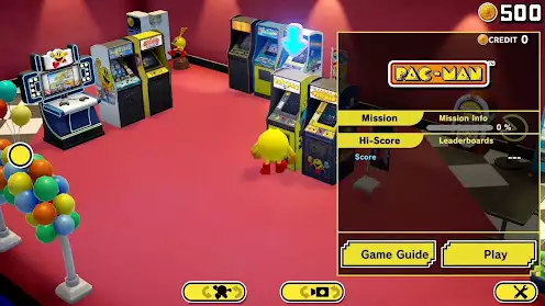 pac-man museum + landing page video game release arcade hub games library