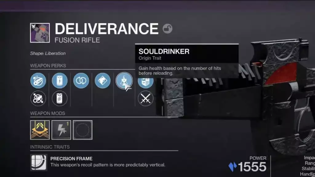 deliverance fusion rifle
