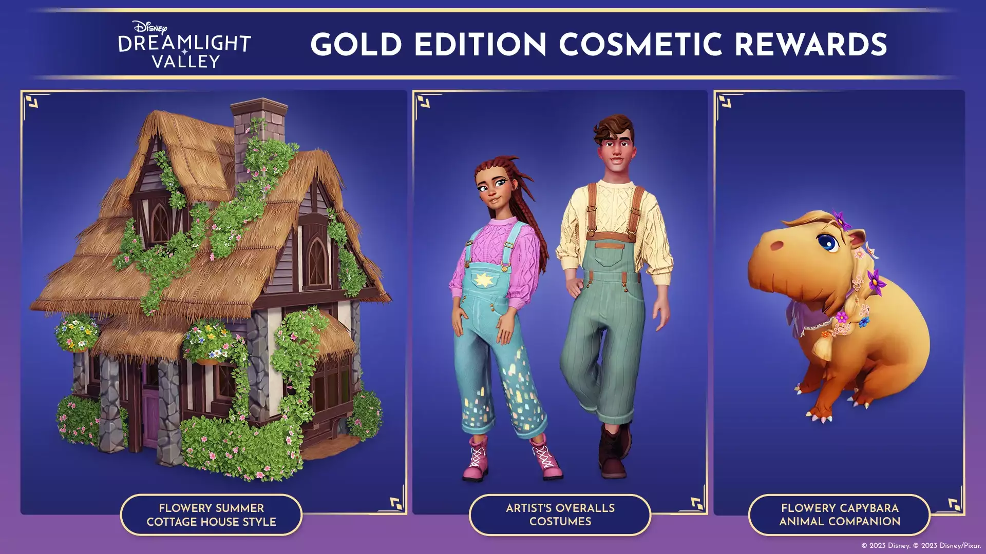 Disney Dreamlight Valley Gold Edition Rewards.
