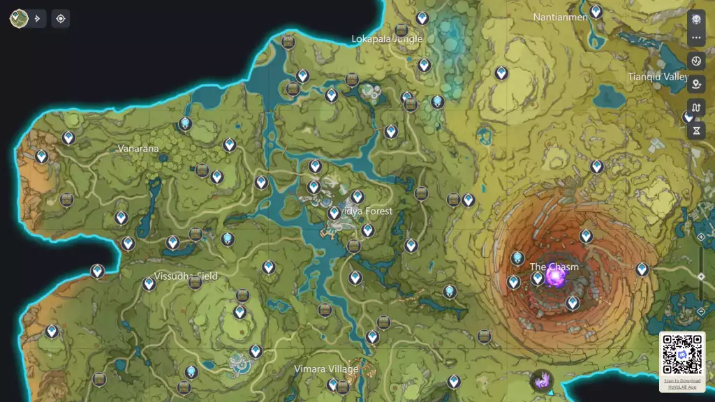 Remarkable Chests Locations in Sumeru in Genshin Impact. 