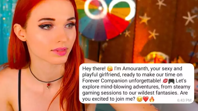Amouranth To Launch AI Companion To Satisfy Needs Of Thirsty Fans