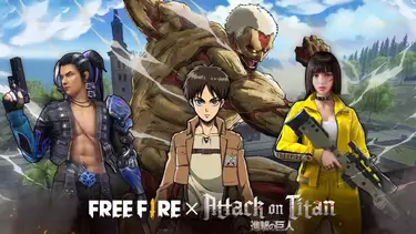 Free Fire x Attack on Titan: Filtrados los aspectos del evento