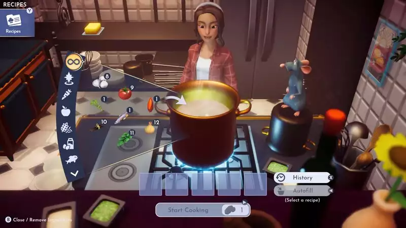 How To Make The Ratatouille Recipe In Disney Dreamlight Valley part of Remy's quest