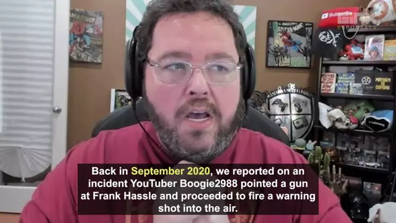 IN FEED: Warrant out for YouTuber Boogie2988's arrest following gun incident