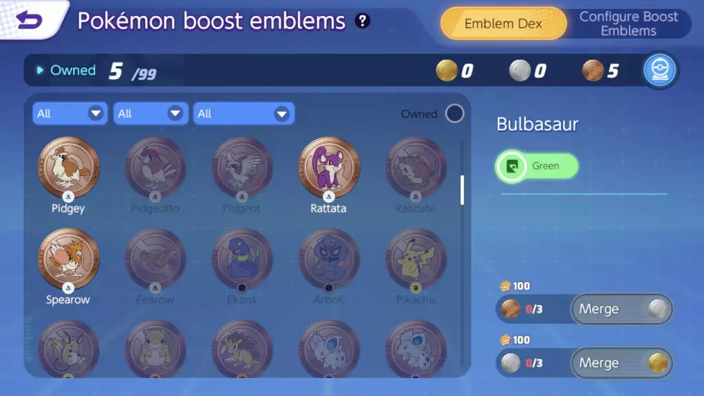 pokemon unite boost emblems rarity emblem dex