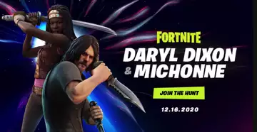 The Walking Dead’s Daryl and Michonne are heading to Fortnite