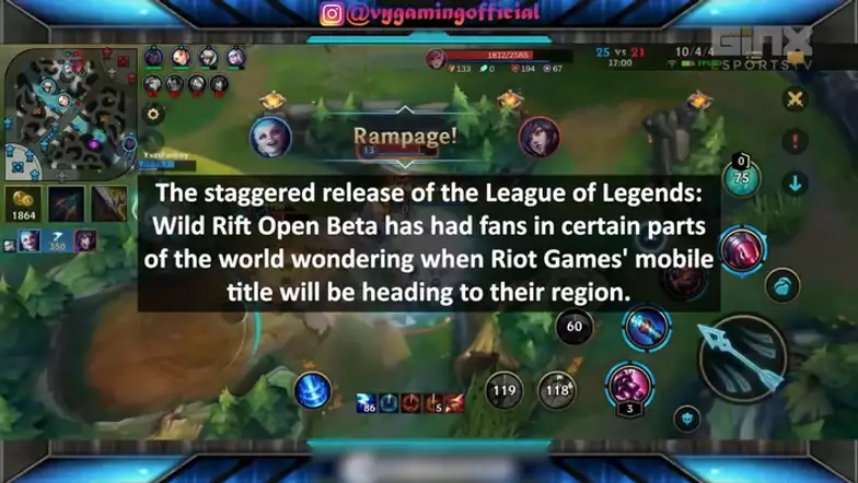 LoL Wild Rift open beta release dates for Europe and more revealed