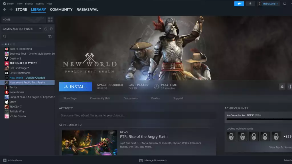 You can download New World Season 4 PTR from Steam. 