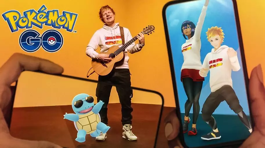 pokemon news ed sheeran collaboration celestial single pokemon go crossover musical event 2021