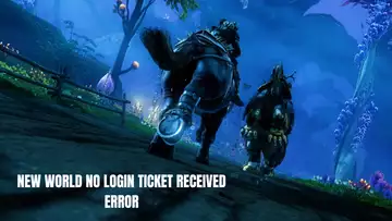 New World No Login Ticket Received Error Fix