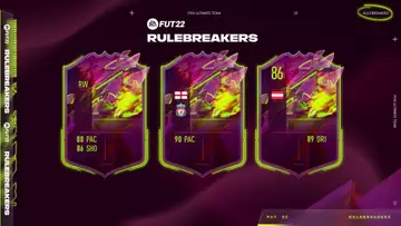 FIFA 22 Rulebreakers: Start time, leaks, card design, more