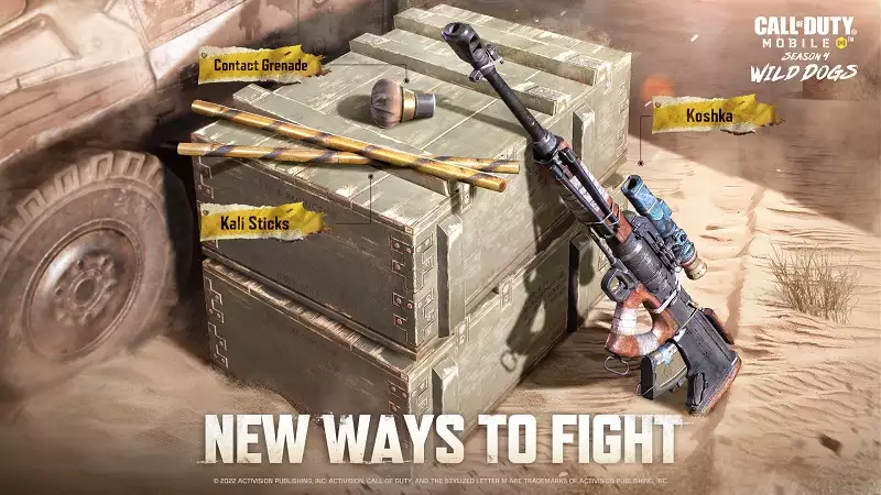 Koshka COD Mobile Season 4 new sniper