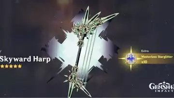 Genshin Impact Skyward Harp - How to get, stats and ascension materials