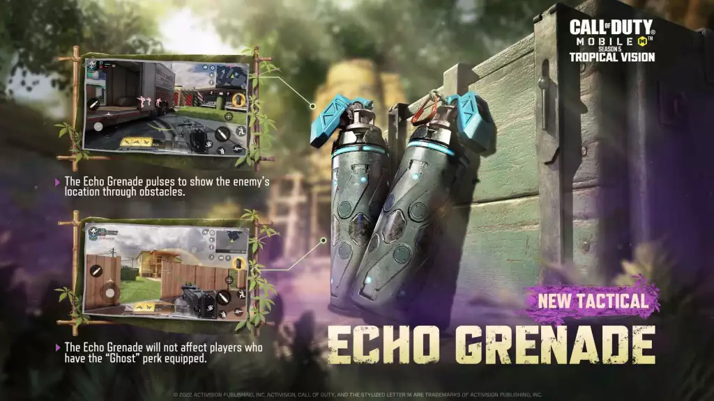 Echo Grenade will be available for free in Call of Duty: Mobile Season 5 battle pass.