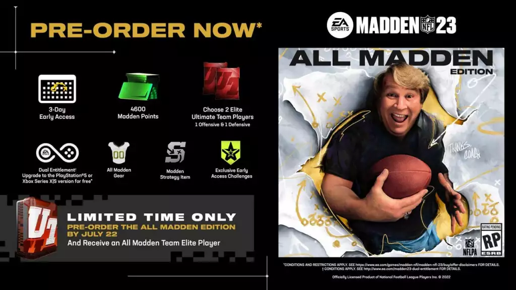 Madden 23 All Madden Edition Pre Order