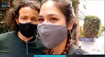 Twitch streamer couple, Tullulah and Gaspard, from Awkwards_Travel reunited