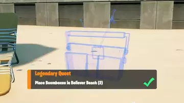 Where to place Boomboxes at Believer Beach in Fortnite Season 7