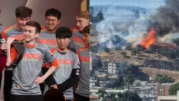 Brush fire causes Overwatch League team to disconnect during playoff match