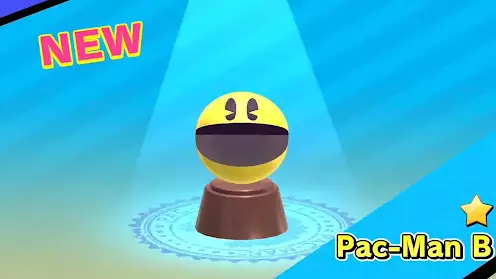pac-man museum + landing page video game release customisation options unlock items