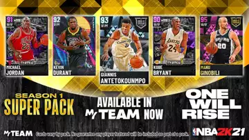 NBA 2K21 MyTeam: Season 1-3 Super Packs now live on market