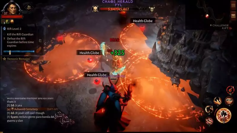 Diablo Immortal Chaos Herald Pyl Raid How to Defeat and Special Item Boss fight