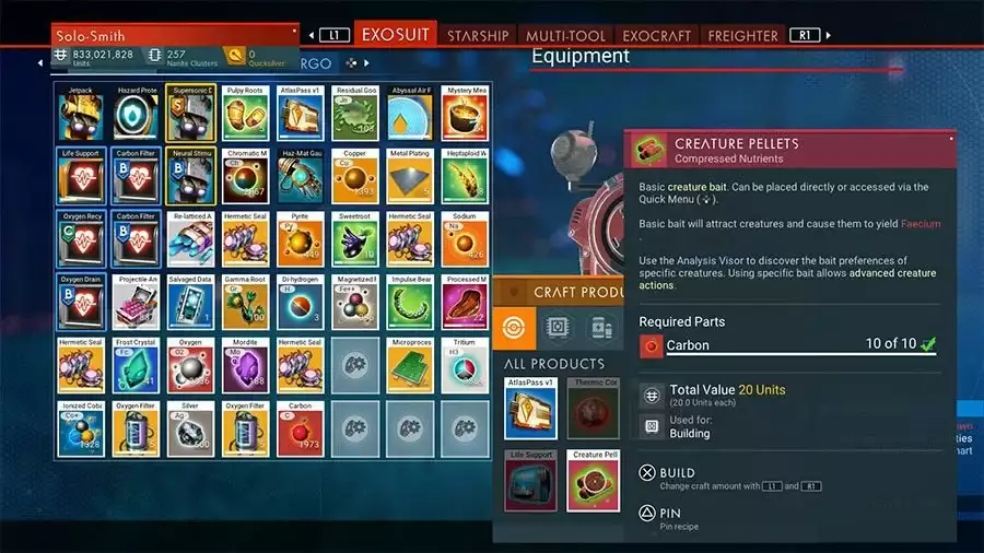 How To Make Creature Pellets In No Man's Sky
